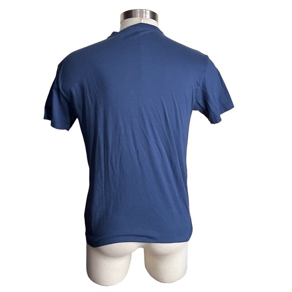 Lot Of 2 Polo Ralph Lauren Orange & Navy Short Sleeve Pony V-Neck T-Shirts Sz Sm - Picture 4 of 16